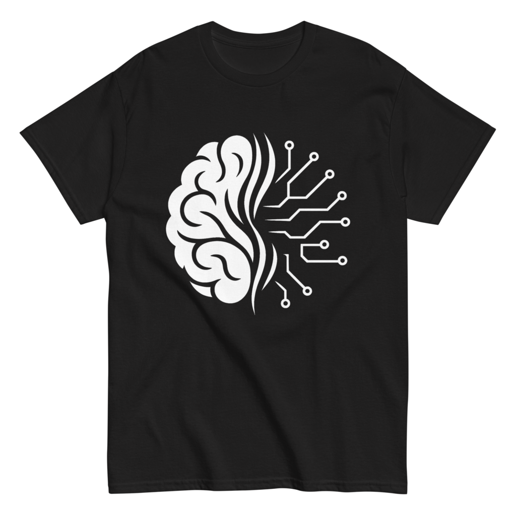 White Logo Tee – Dark