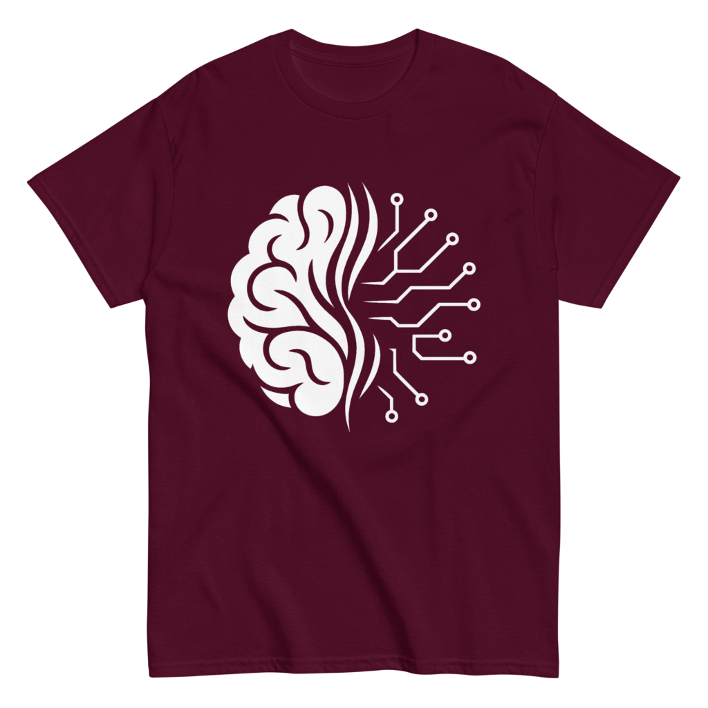 White Logo Tee – Deep